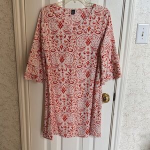 Dress with Elegant Ruffled Sleeves